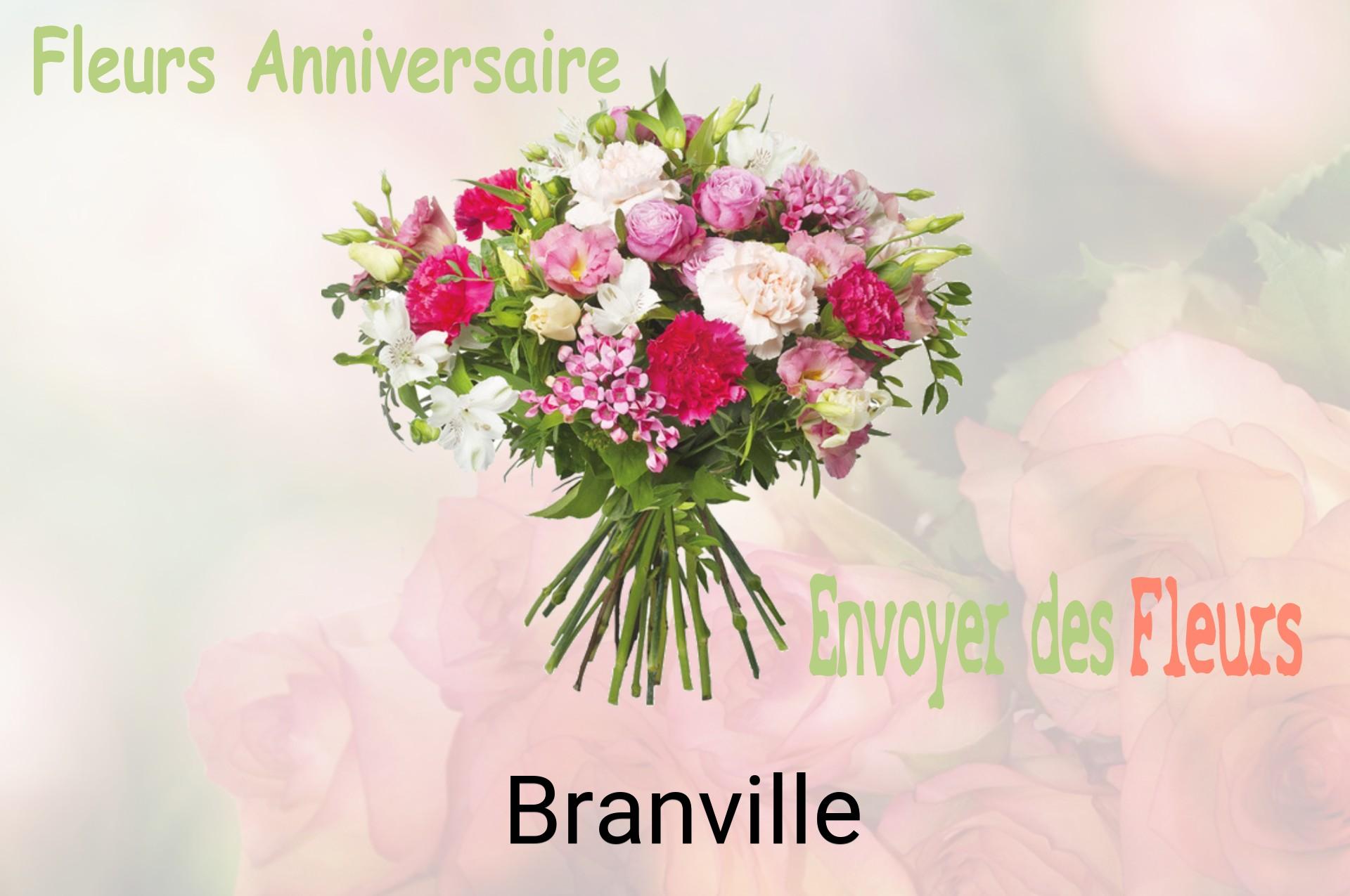 Bouquet de fleurs d’anniversaire livré à Branville